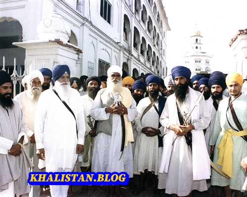 Baba Daya Singh with Sant Jarnail Singh