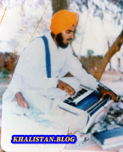 Shaheed Bhai Gurpal Singh Babbar at keertan smagam