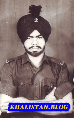 Shaheed Bhai Karaj Singh Thande in Army